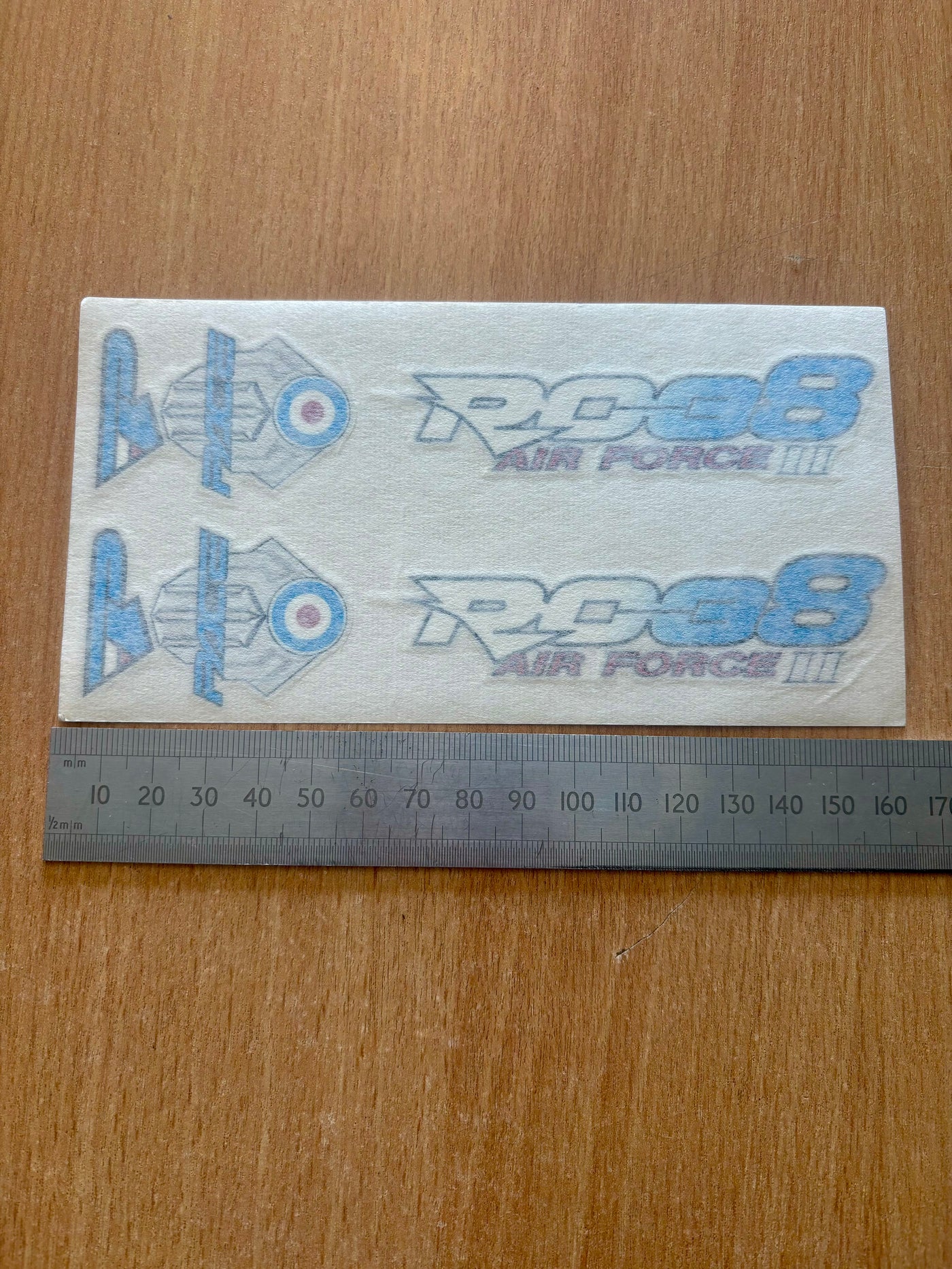 Pace 2002 RC38 air force 2 lockout decal